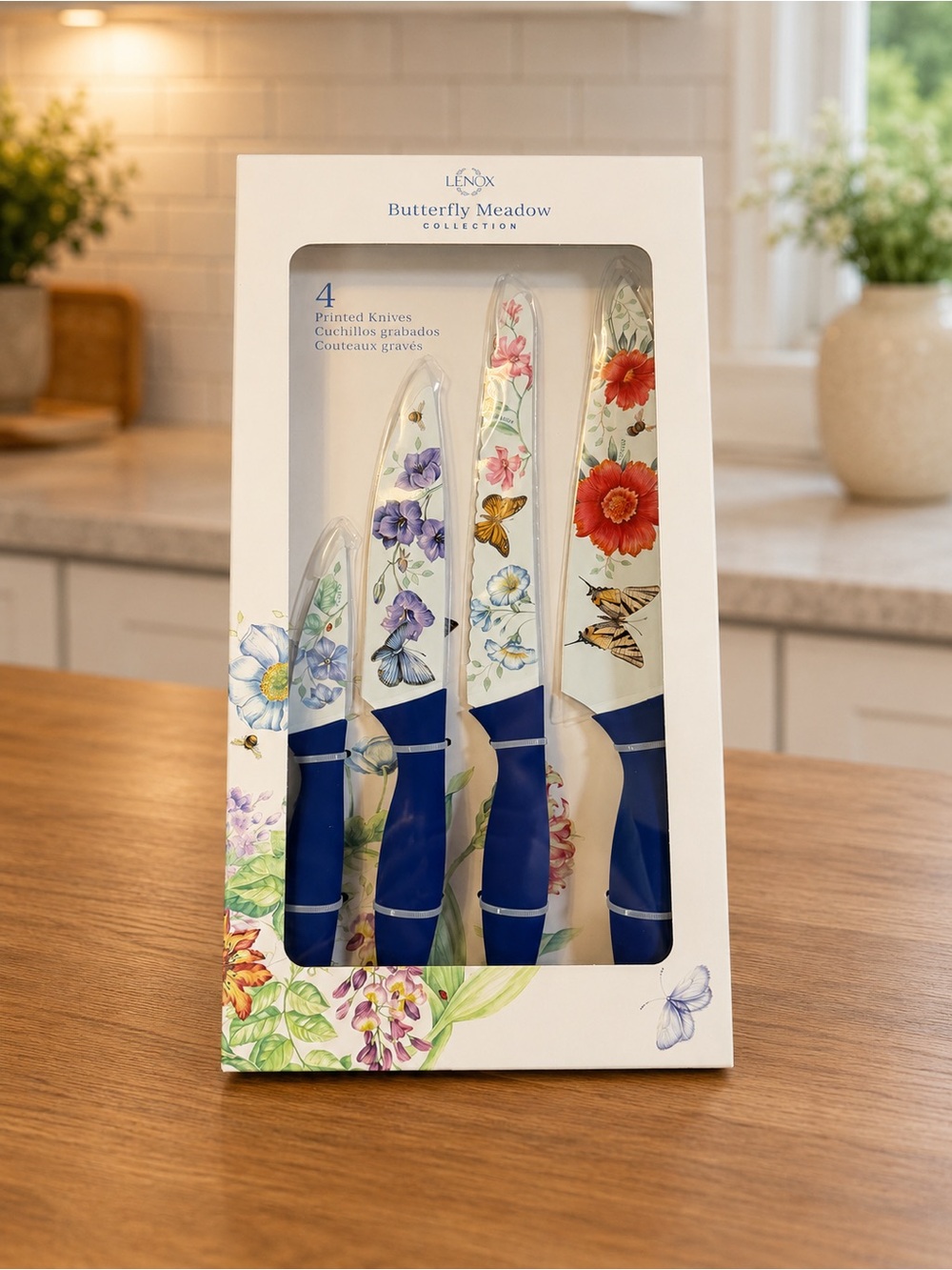 Lenox Butterfly Meadow Kitchen Knives | Set of 4 | New Kitchen Collection | New